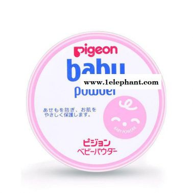 贝亲 /Pigeon  婴儿爽身粉热卖粉色罐微香无粉扑150