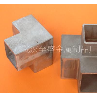 锌钢防盗窗空调架镀锌/铸铝材质方管三通图2