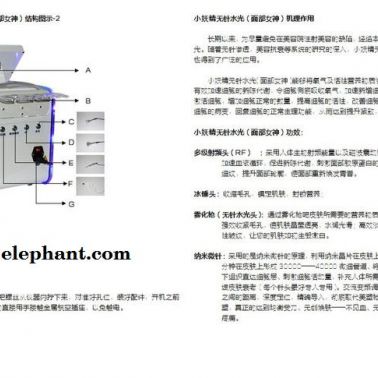 小妖精水雕美容仪 专业去眼袋法令纹面部祛皱抗衰