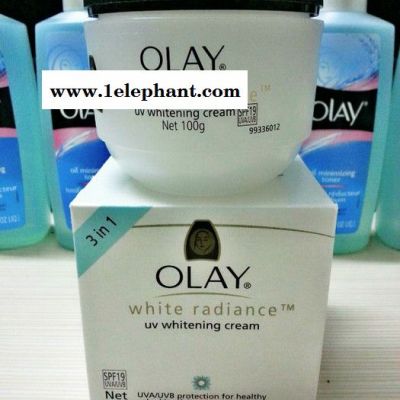 香港代购专柜Olay/玉兰油净白防晒霜3合1美白防晒 SPF19 100g