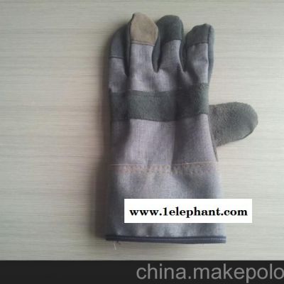 供应牛皮电焊防护手套图4
