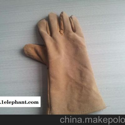 供应牛皮电焊防护手套图3