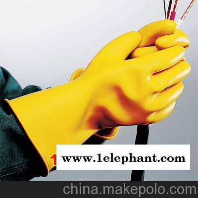 批发12KV绝缘手套 电工防护手套图2