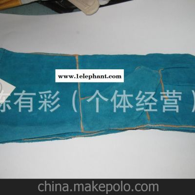 厂家直销 14寸红色全背有压条有里布电焊手套 劳保手套图2