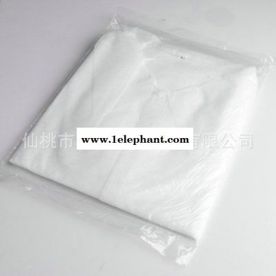 一次性防护服PP无纺布隔离衣防疫透气膜工作服防油加厚连脚连体服图2