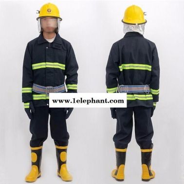 02款消防服锦程安全  JC-XF02A消防战斗服五件套  防火阻燃消防服