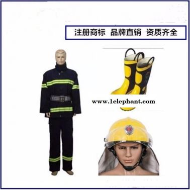 锦程安全阻燃消防服，JC-XF14消防站战斗服3C认证，消防服厂家