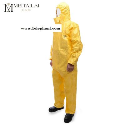防护服 隔离 连体带帽 轻型 生化防尘 耐酸碱 化学工作服 化工喷漆 实验防化服 防毒服 全封闭 四川成都美泰来服饰图2