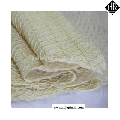 浙江厂家HR 可用于消防服 三维新型芳纶消防服面料  黄色防火布 耐高温环境用无纺布图2