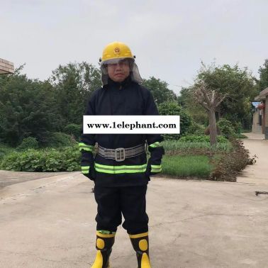 JC-XF02A消防战斗服五件套，02款消防服，锦程安全消防员灭火服价格