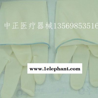 河南奥邦手术手套 一次性使用无菌手术手套 外科无粉有粉手套图3