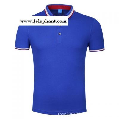 工作服定做 企业纯棉翻领T恤广告衫定制文化衫工作服工装印字刺绣logo图2