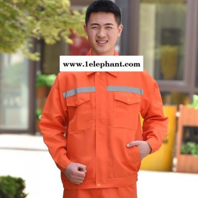 永明新款工厂车间工作服 春秋反光服套装 承接加工定做汽修服 工程服图4