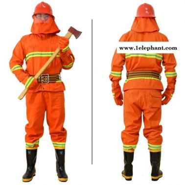 黑河市供应优质安全消防站消防服 02款消防灭火防护服 消防站斗服 五件套消防服装 防化服 消防腰带 消防手套