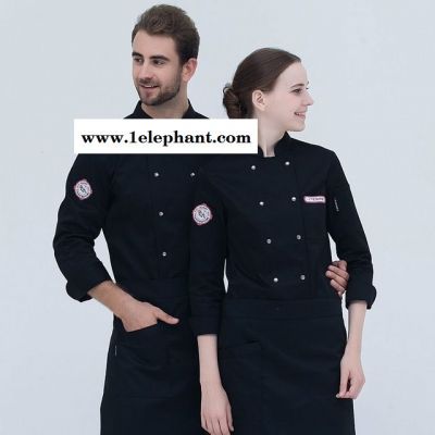 工作服长袖秋冬款西餐厅火锅店厨房后厨工装制服图4