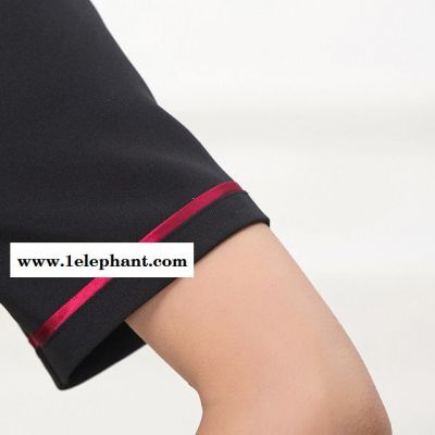 酒店工作服夏装 女短袖服务员工作服 快餐厅服装饭店工作服酒店制服图5