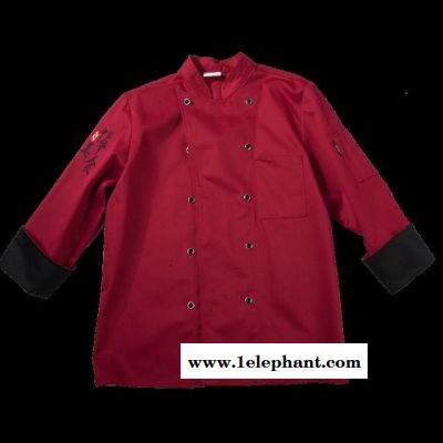 厨师工作服男女长袖 中餐厅酒店餐饮厨房厨师服 团体服图5