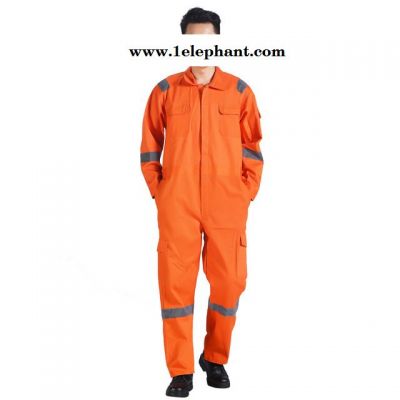 工厂店招代理商全棉阻燃连体工作服 反光连体服阻燃反光劳保服图5