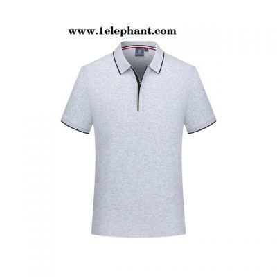 工作服定做  企业40支精梳棉翻领短袖专业定制工作服T恤广告衫文化衫工装图8