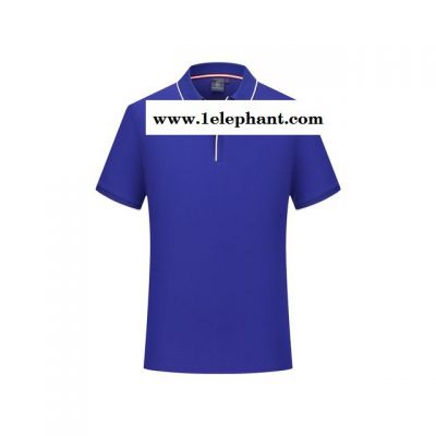 工作服定做  企业40支精梳棉翻领短袖专业定制工作服T恤广告衫文化衫工装图3