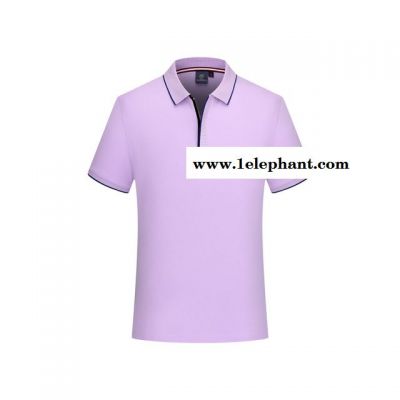 工作服定做  企业40支精梳棉翻领短袖专业定制工作服T恤广告衫文化衫工装图7