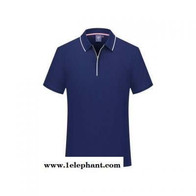 工作服定做  企业40支精梳棉翻领短袖专业定制工作服T恤广告衫文化衫工装图5