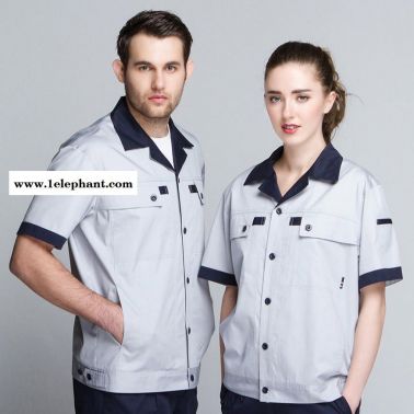 双鸭山工衣定做 工作服批发 厂服定做  夏季工作服批发 7048米灰 职道工装