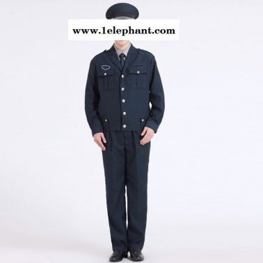 新式保安服春秋套装 物业小区门卫保安制服套装 长袖保安服套装全套