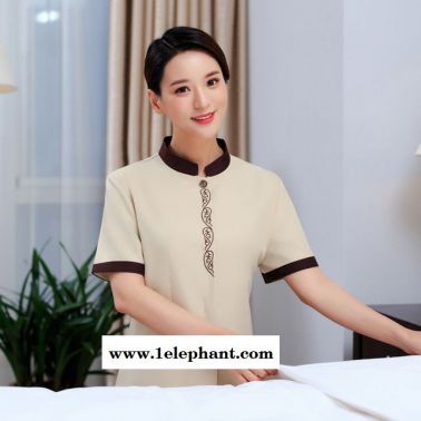 保洁服短袖女 酒店宾馆客房 家政物业阿姨 清洁工 保洁工作服短袖套装
