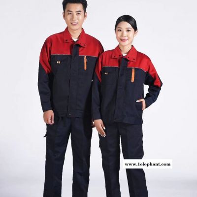 秋冬厚款拉链防寒工作服反光条套装男工人工厂车间劳保服长袖定制图2