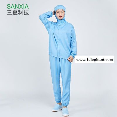 成都食品工作服厂家三夏科技食品车间工服连体套装加工车间专用防尘服白色吸汗透气出口日本食品级工作服符合国家标准图2