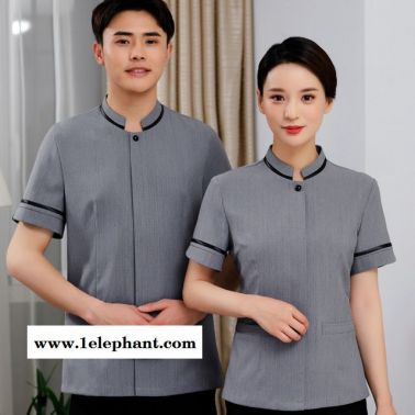 保洁服短袖 女酒店 宾馆客房 服务员春夏工作服物业保洁阿姨工装