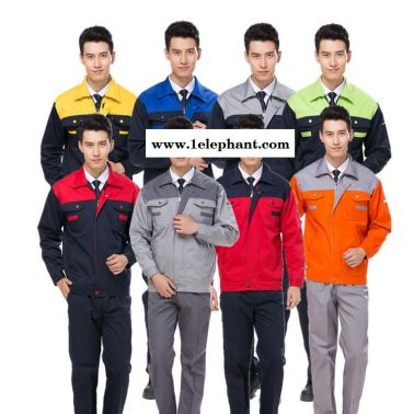 厂家定制 工作服劳保服套装 长袖劳保工作服 吸湿排汗工装服