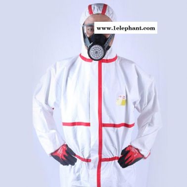 一次性连体防护服隔离服轻型防化服耐酸碱防油污化学工作服油罐清理转运化学防护服皓驹