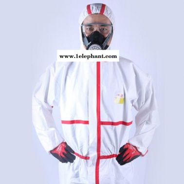 皓驹一次性化学处理连体防护服隔离服轻型防化服耐酸碱防油污化学工作服油罐清理转运化学防护服