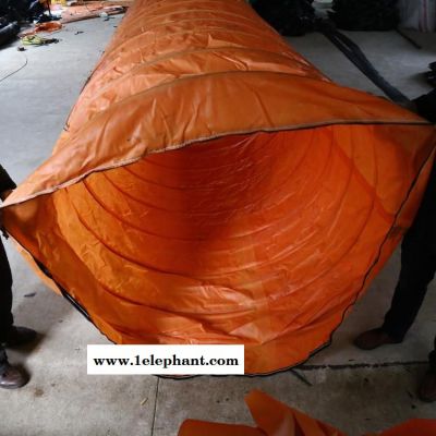 矿用阻燃抗静电正压风筒（负压骨架风筒）图2