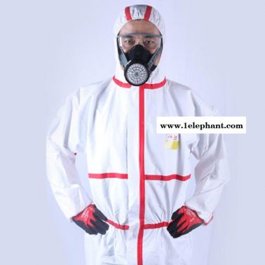 皓驹一次性防护服 TYPE6 轻微喷溅防护 带胶条一次性防护服 欧标EN14126标准防护服