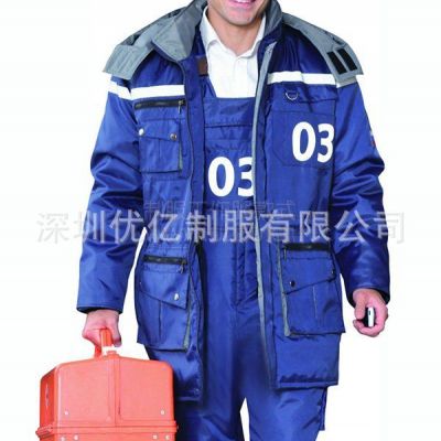 优亿制服厂家供应订做防寒防风服图2