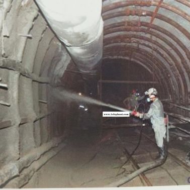 中煤矿业新型薄喷料、巷道加固、密闭材料、防瓦斯、阻燃、抗静电