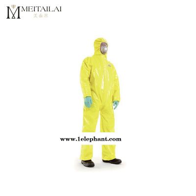防护服 隔离 连体带帽 轻型 生化防尘 耐酸碱 化学工作服 化工喷漆 实验防化服 防毒服 全封闭 特种服饰定做 四川成都图2