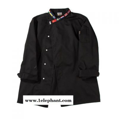 厨师服长袖秋冬装 西餐厅餐饮后厨房饭店食堂工作服图5