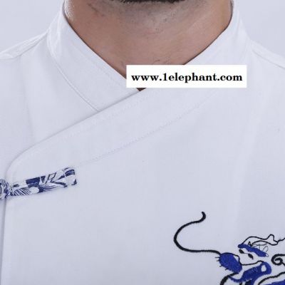 厨师服长袖 秋冬装西餐厅 餐饮后厨房饭店食堂工作服加大加肥图2