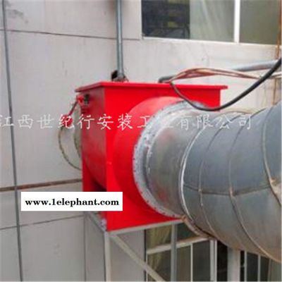 工业除尘器风管筒隔爆阀 粉尘除尘管道单向隔爆阀图2