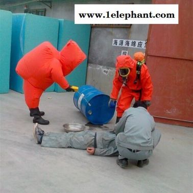 泰安防化服气密型防化服氯丁橡胶防化服化学防毒衣