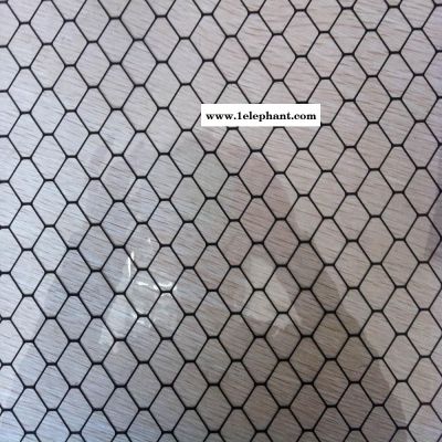 0.3-2mm黑色网格帘PVC抗静电膜