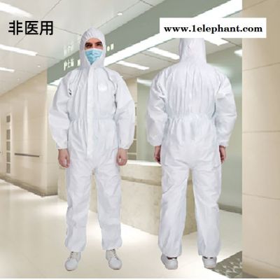 一次性防护服 工厂政企学校 公共场所 防疫民用隔离衣 加厚连体服防尘服图2