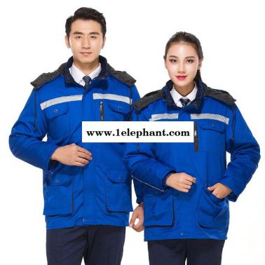 防寒工作服 工程棉衣服冬季 加厚工装棉袄男活里活面