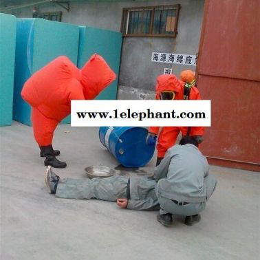 威海防化服内置全封闭防化服JC-RFH02化工厂用防化服