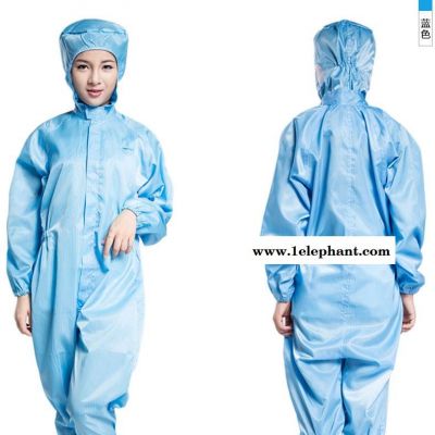 涤纶面料防尘工业工作服防静电连帽连体服防护服不含靴SC-1003图3