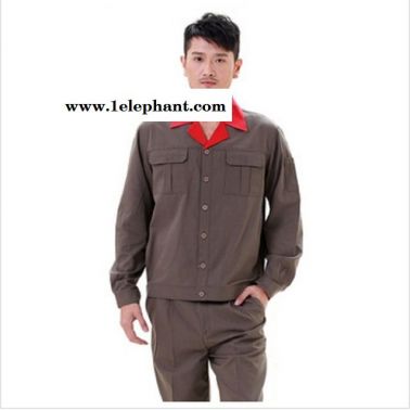 夏季长袖工作服工装 透气工作服定做 生产 厂家直销